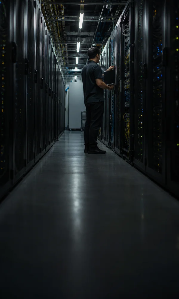 Enterprise data-centre server infrastructure